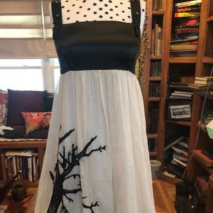 B2G1 FOR LOVE OR LIBERTY SILK CHIFFON GOTHIC DRESS